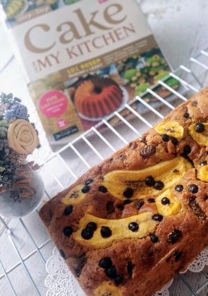 Foto resep Choco Raisin Banana Cake
