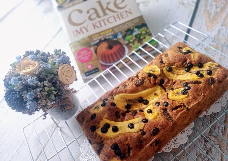 Resep Choco Raisin Banana Cake