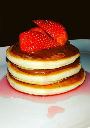 O poză a rețetei Fluffy pancakes (clătite pufoase).