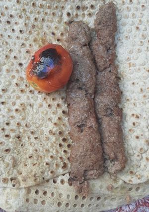 عکسی از دستور کباب کوبیده🍢