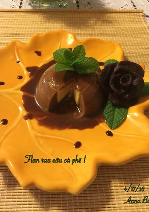 Hình của món Flan rau câu cà phê !.