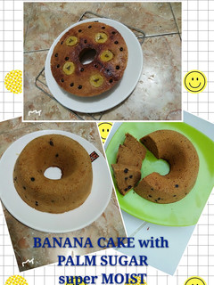 Foto resep Banana Cake with Palm Sugar Best Ever😍