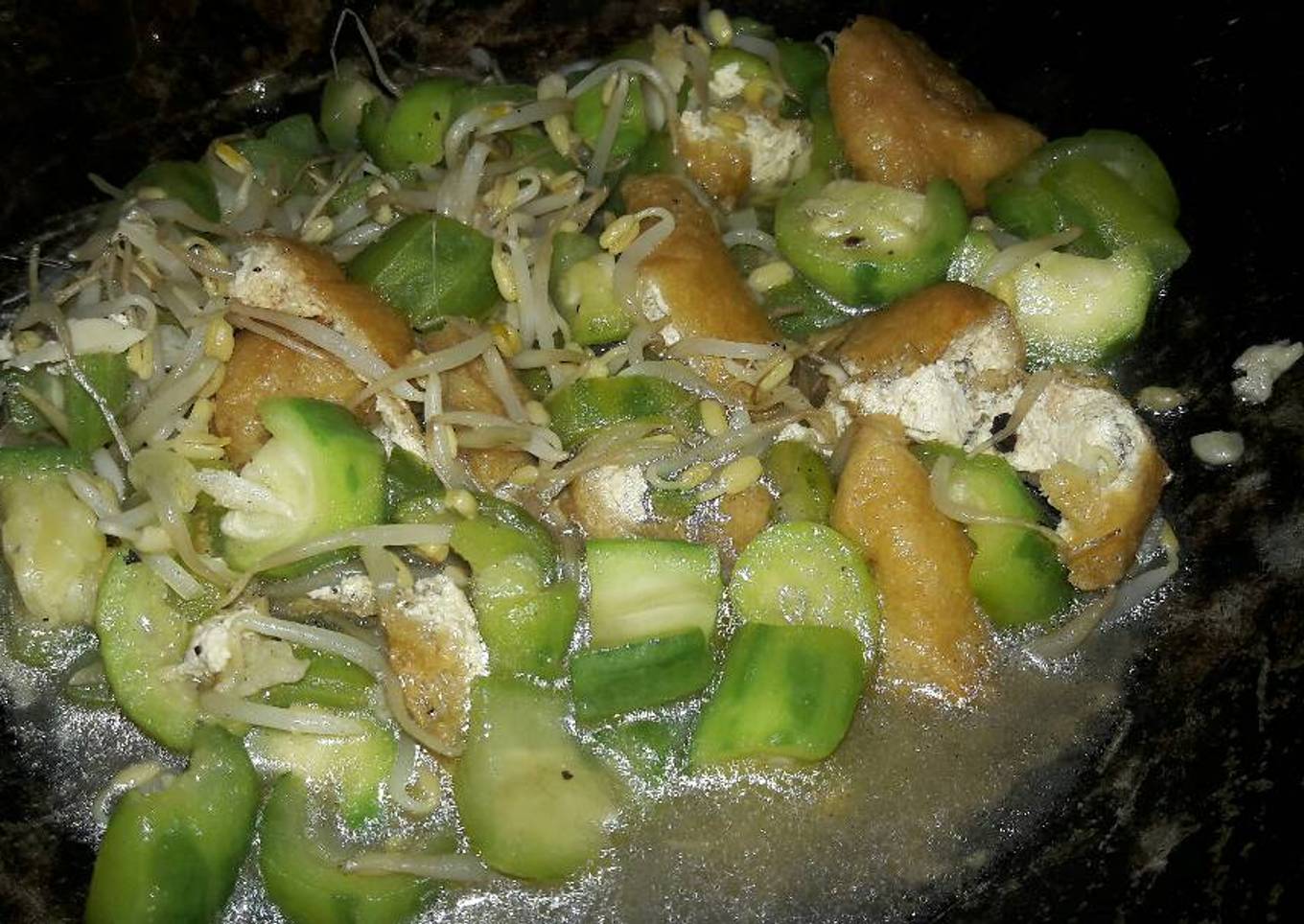 Tumis Gambas Oriental