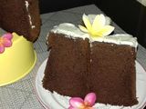 Coklat susu chiffon cake