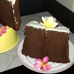 รูปของ Coklat susu chiffon cake