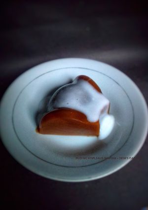 Foto resep Puding kopi kuah santan