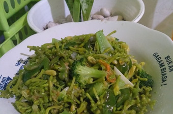 Resep Oseng bunga pepaya Anti Gagal
