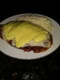 Brad's schnitzel benedict