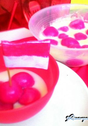 Foto resep Bugis pengantin merdeka #merahputih