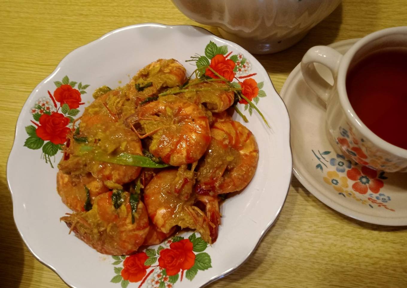 Resep Udang masak Rica-Rica Anti Gagal