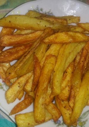 صورة لوصفة بطاطا قلي فنكر