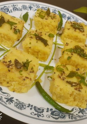 A picture of Channadal Khaman Dhokla.