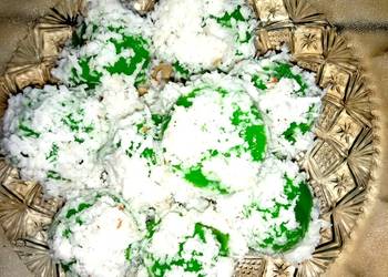 Resep Unik Kelepon tepung ketan lembut Sedap Nikmat