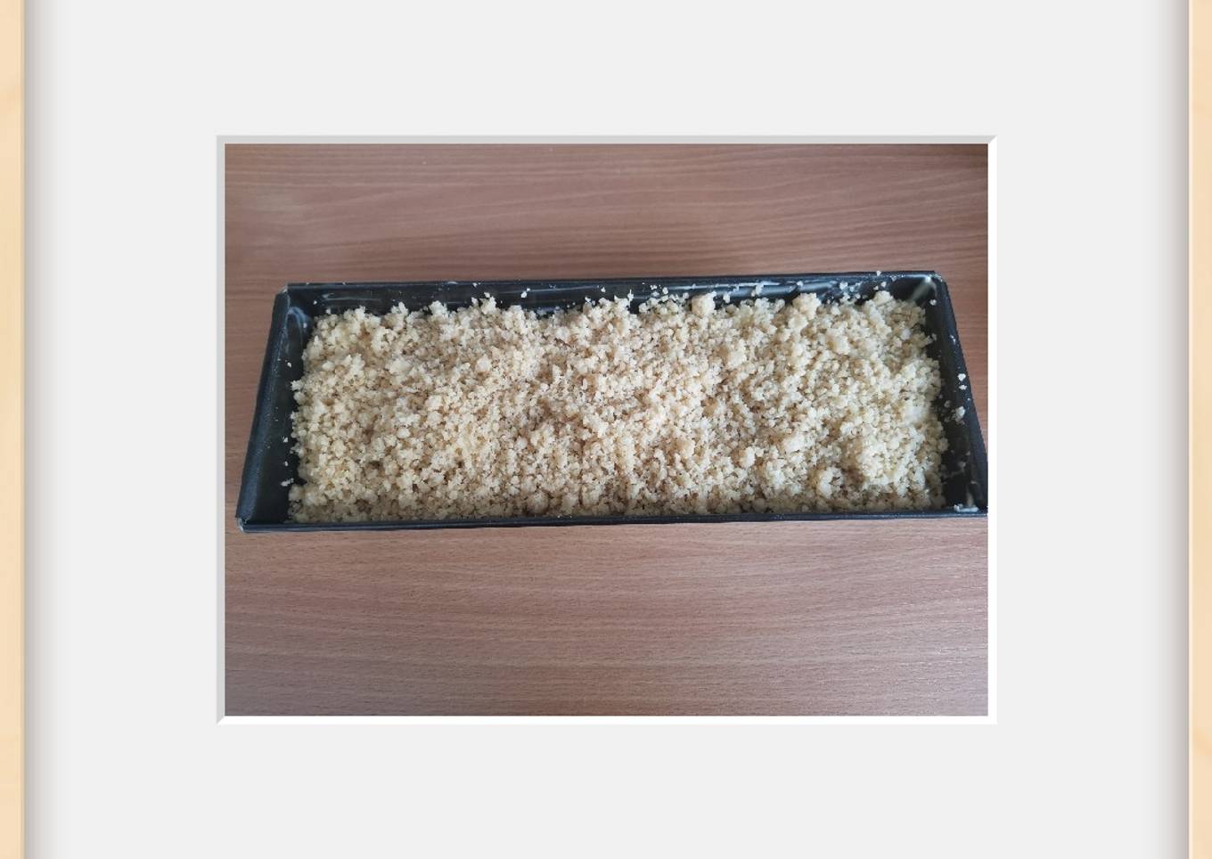 Crumble doré aux pommes de Cyril Lignac