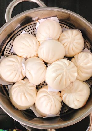 Hình của món Bánh bao nhân thịt heo.