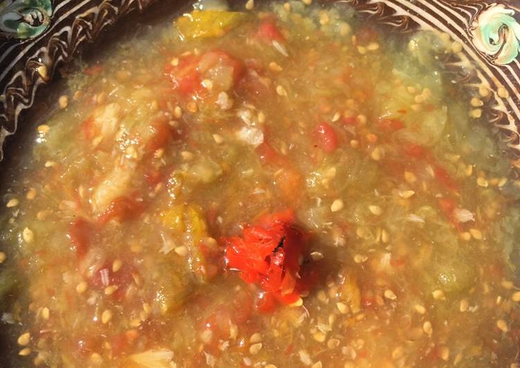 Simple Way to Prepare Homemade Heritage tomato salsa