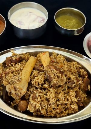 A picture of Mutton Dum Biryani - Dindukal Style.
