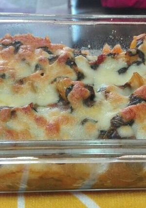 Una foto de Macarrones con verduras al horno