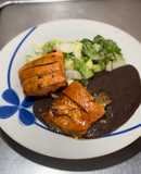 *Salmón Jugoso con Toronja y Limón*
