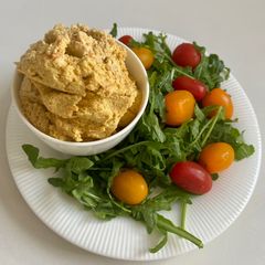 A picture of Healthy & easy chicken pate (or salad) #dairyfree #glutenfree #lowcalorie.