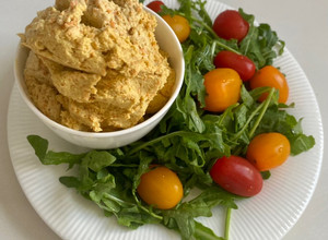 A picture of Healthy & easy chicken pate (or salad) #dairyfree #glutenfree #lowcalorie.