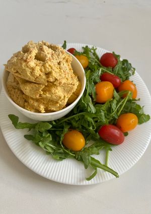 A picture of Healthy & easy chicken pate (or salad) #dairyfree #glutenfree #lowcalorie.