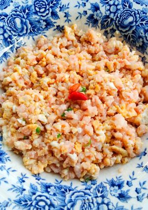 รูปของ ไข่คั่วกุ้งพริกขี้หนู คลีน