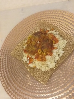 صورة لوصفة كريات اللحم مرحي مع الخضار 🥕🥩🥔