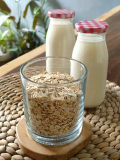 Foto resep Sari gandum atau oat milk