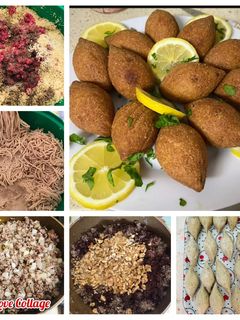 صورة لوصفة كبة البرغل المقليه