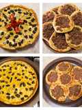 Savory Pastries with Tomato, Sausage, and Eggs