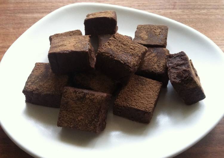 Easiest Way to Prepare Appetizing Tofu Chocolate Truffles