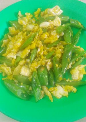 Foto resep Cah buncis telur enak, simpel