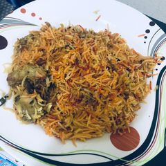A picture of Chicken dam biryani.