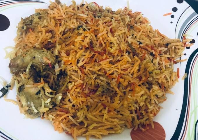 Chicken dam biryani Recipe by AFRA @ WASEEM - Cookpad