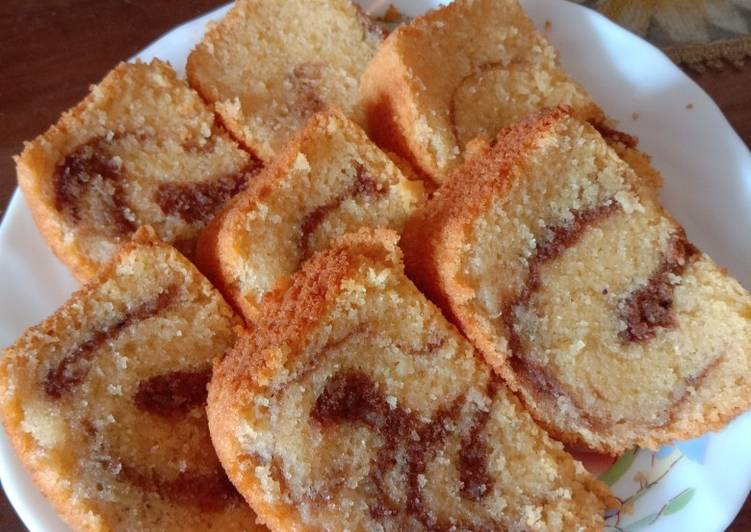 Cara Gampang Menyiapkan Cake Marmer Mocaf Anti Gagal