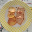 Filetes de ternera con patatas asadas a la sartén