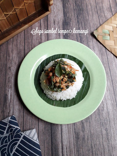 Foto resep Sego sambel tempe kemangi