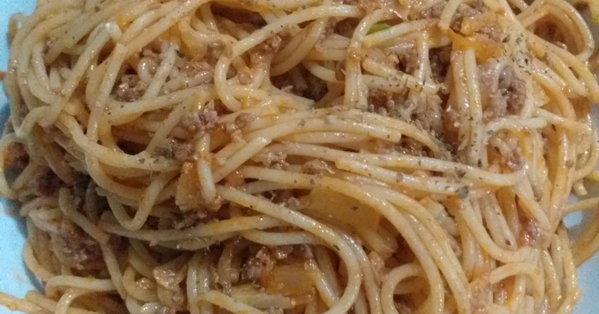 Resep Spaghetti Rumahan Oleh Bunda Farash Cookpad