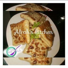 A picture of Savoury crêpes.
