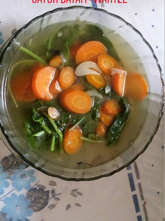 Foto resep Sayur Bayam wortel