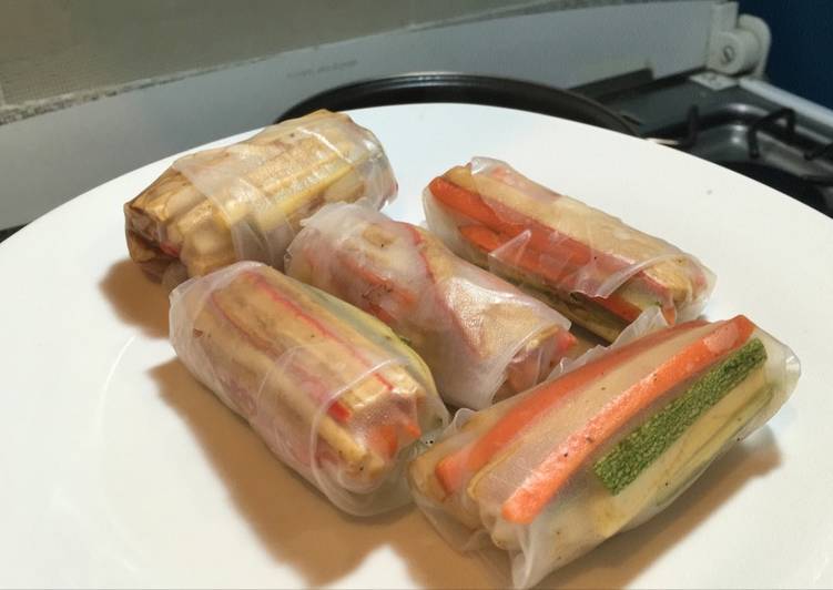 Rollitos primavera saludables