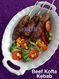 Beef Kofta Kebab (Sate Daging Sapi Cincang)