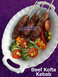 Foto resep Beef Kofta Kebab (Sate Daging Sapi Cincang)