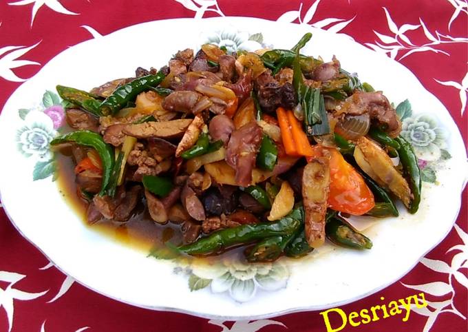 Langkah Mudah untuk Membuat Oseng Ati Rempela Cabe Ijo Anti Gagal