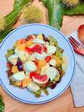 💚 Salad Trái Cây Phô Mai Mozzarella Tươi - Sốt Mù Tạt Mật Ong