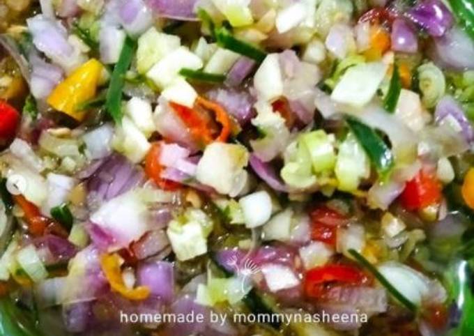 Bagaimana Membuat Sambal Matah, Bikin Ngiler