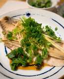 麻油清蒸台灣鯛魚