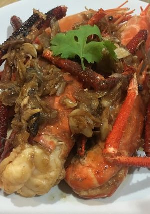 รูปของ กุ้งกระเทียมพริกไทย