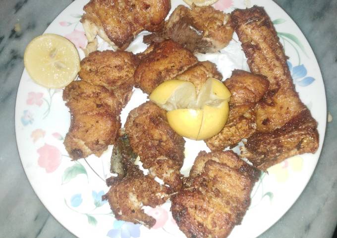 Fried fish with My own recipe